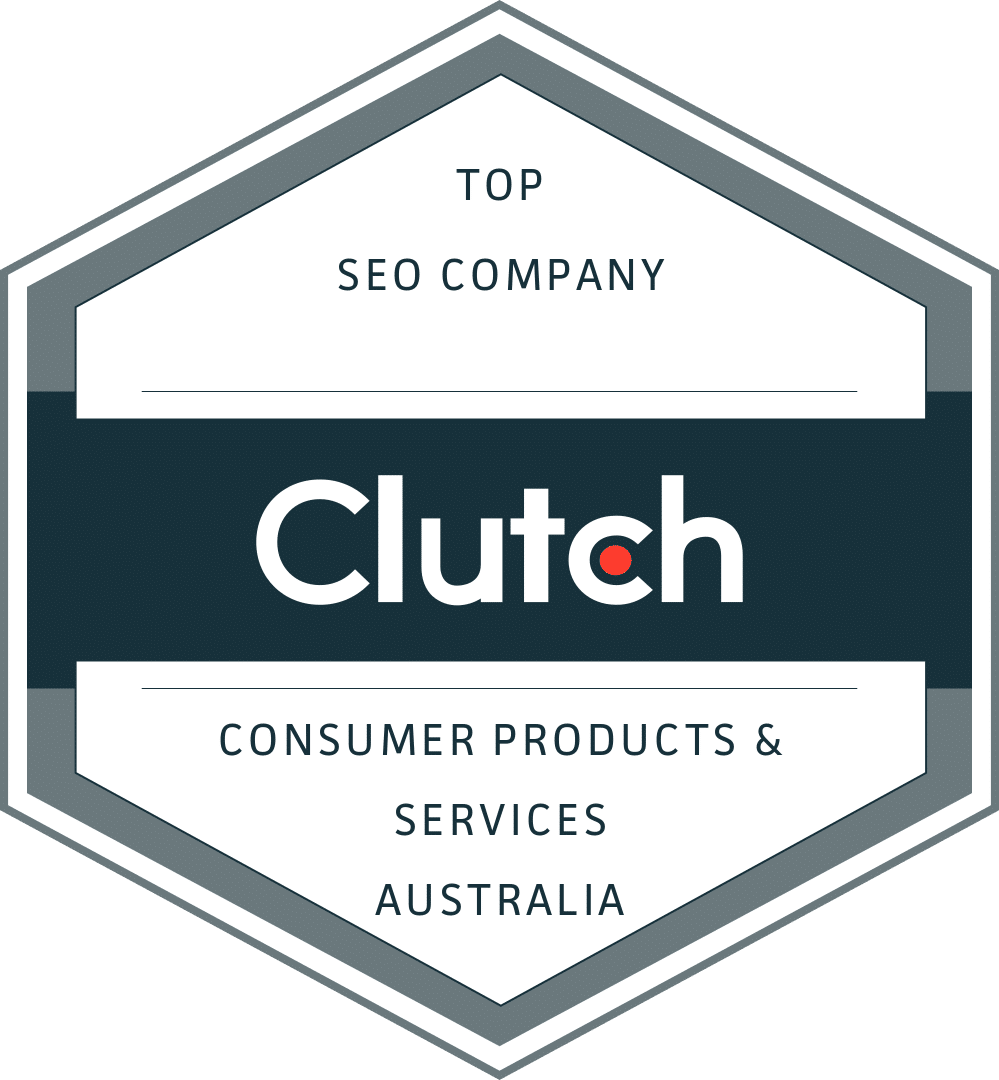 Clutch award for top Consumer industry SEO company presented to Digital Nomads HQ 2023 AUS