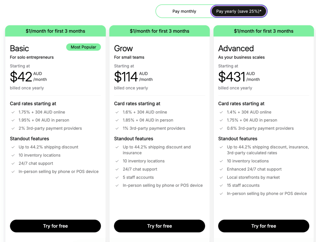 Annual Pricing 2025