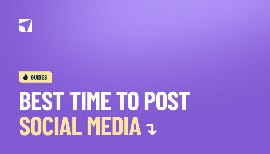 Best time to post on social