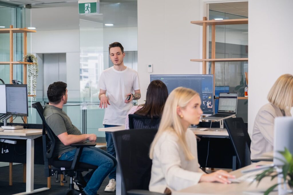 SEO Team working