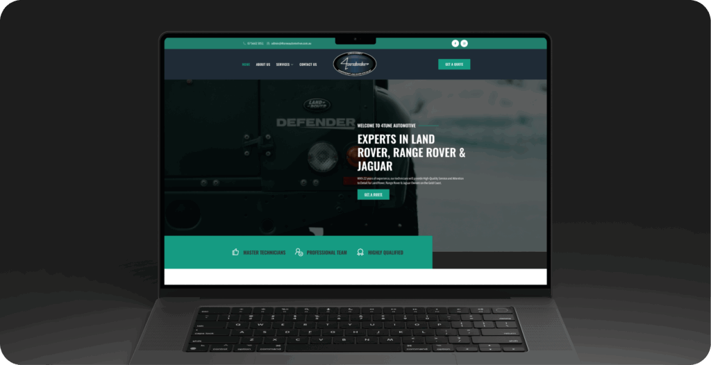 4tune Automotive - Web Design