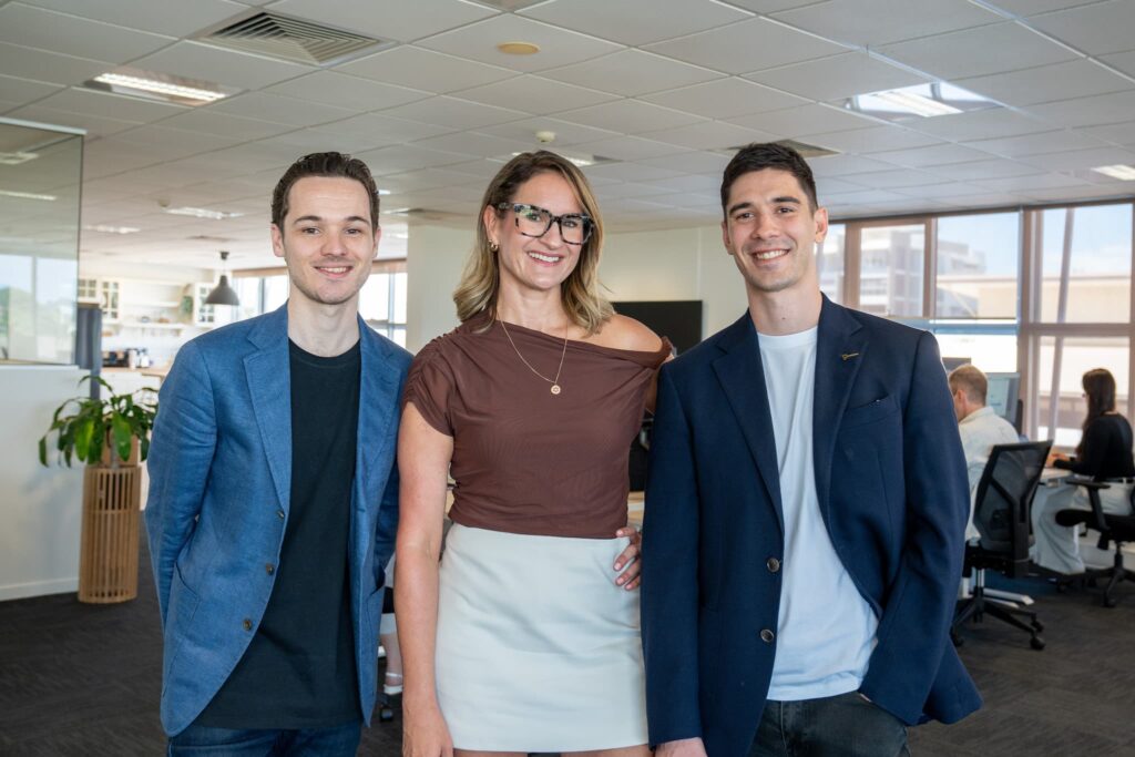 Benjamin Paine, Jodi Theisen & Hayden Morris of Digital Nomads HQ