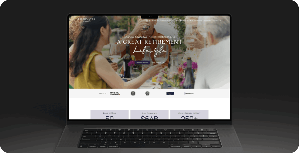 Fresh water wealth Web Design