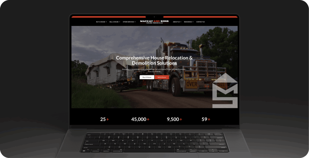 Mackay and Sons - Web Design