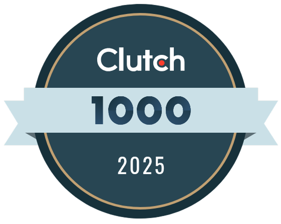 Clutch 1000 2025 Award Digital Nomads HQ