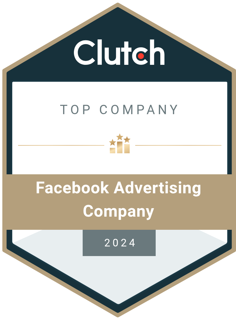 Top Clutch Facebook Advertising Company 2024 Award