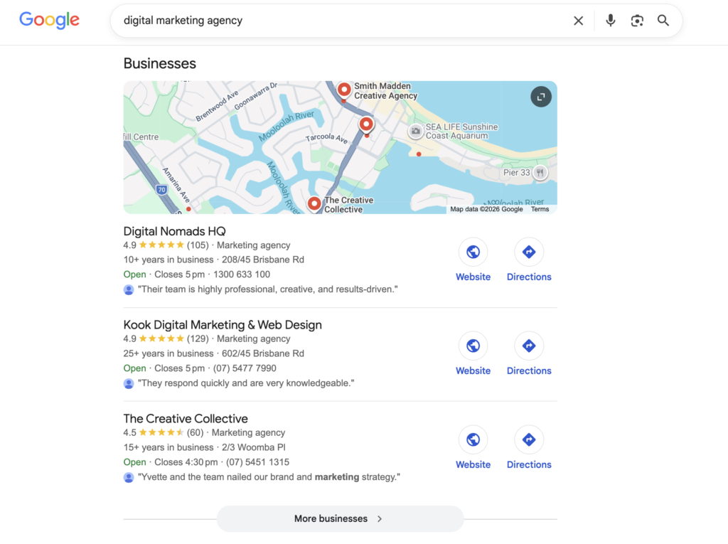 Map Pack - Local Search