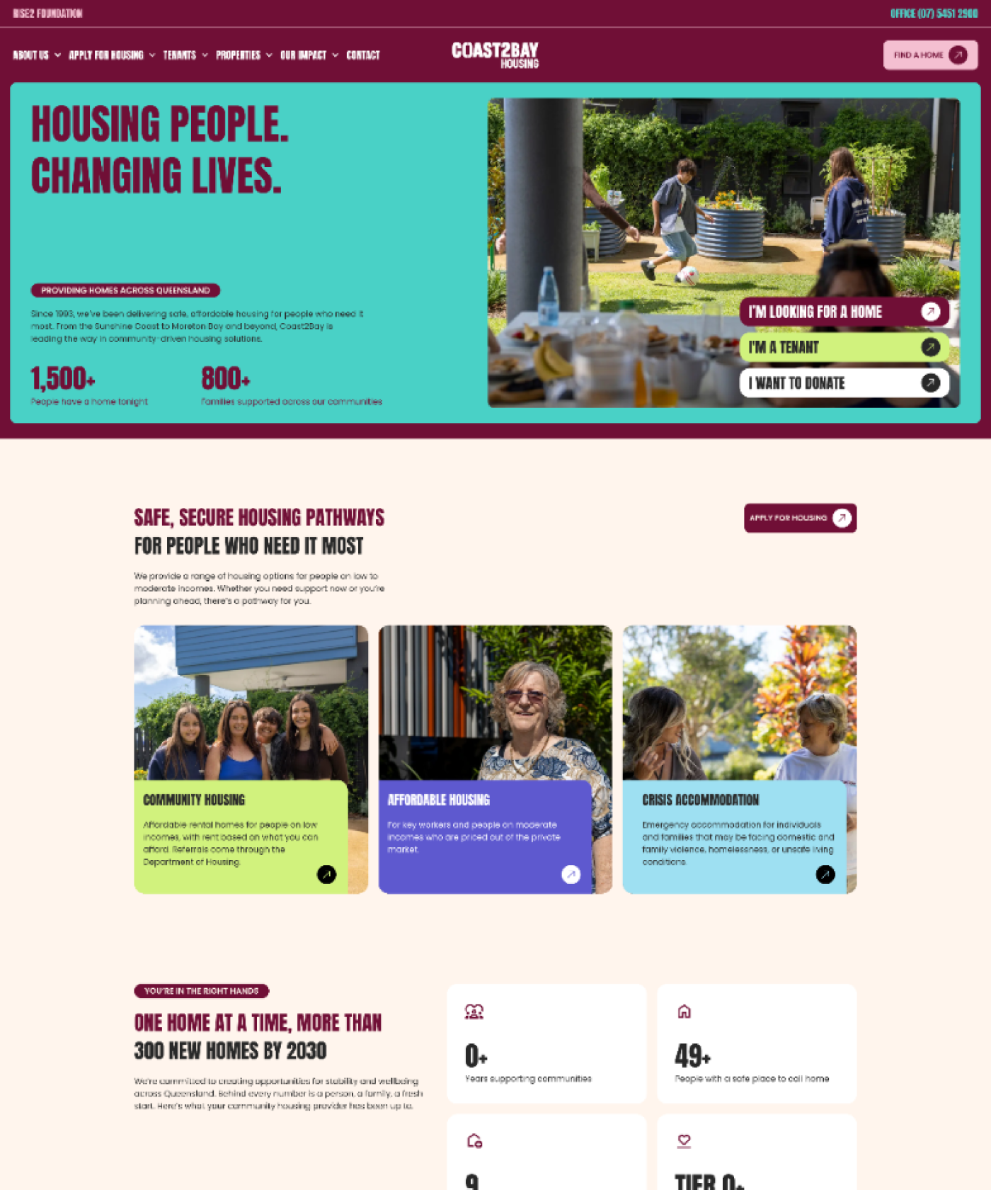 coast 2 bay web design on wordpress